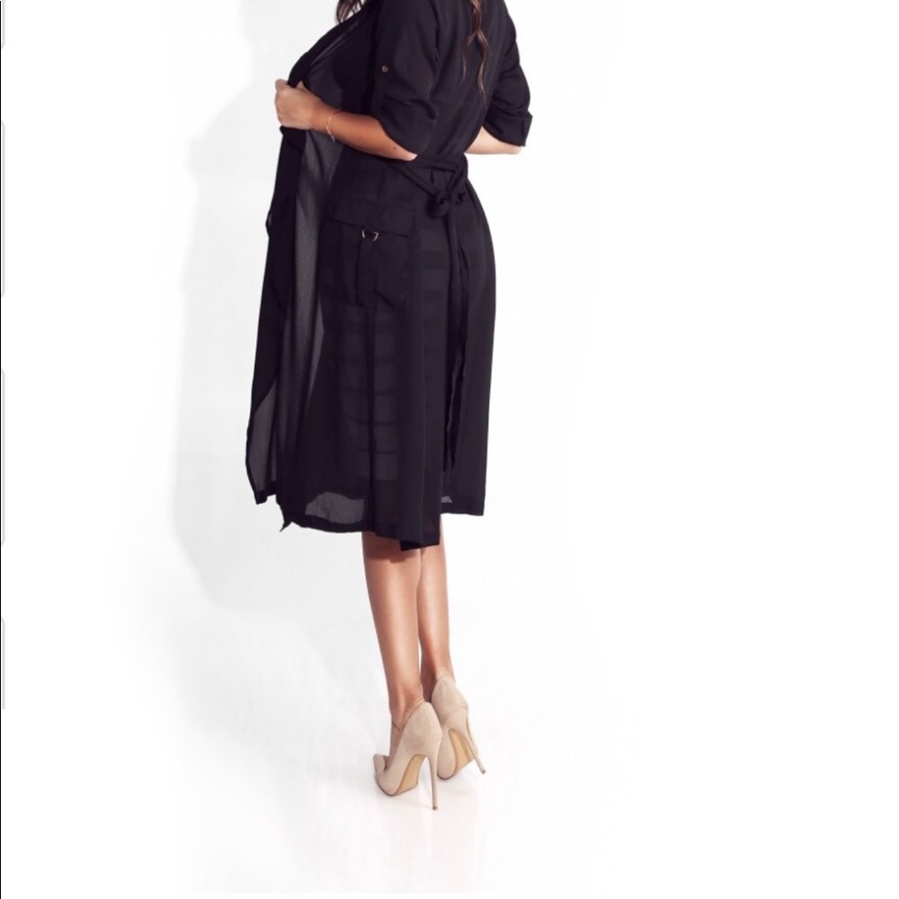 Nice black very light tissue top, brand new with tag - Picture 3 of 9